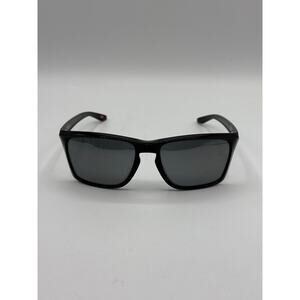 Oakey Sylas Matte Black Blue Icon Polarized Sunglasses 009448-2357 57-17 142